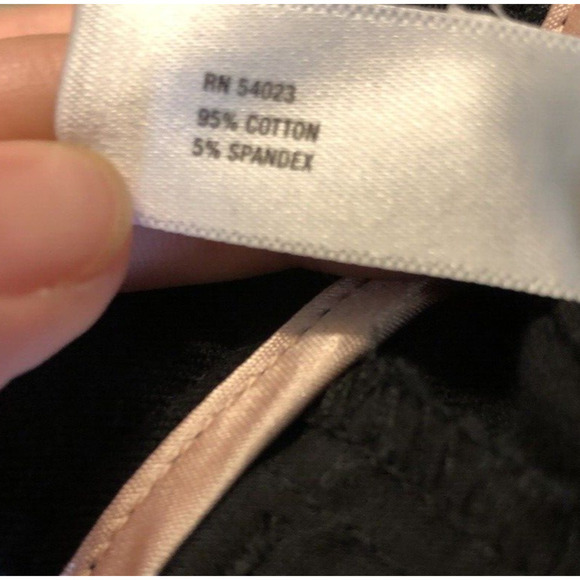 Gap 4 Capris Pants Black Dressy Slim Cropped Two Way Stretch Womens 4R - Picture 4 of 5